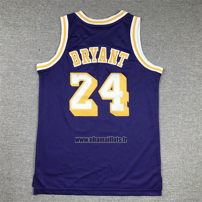 Maillot Enfant Los Angeles Lakers Kobe Bryant NO 24 Mitchell & Ness 2007-08 Volet